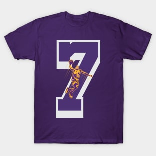 lakers new number. 7 number of Brown, Troy Jr. T-Shirt